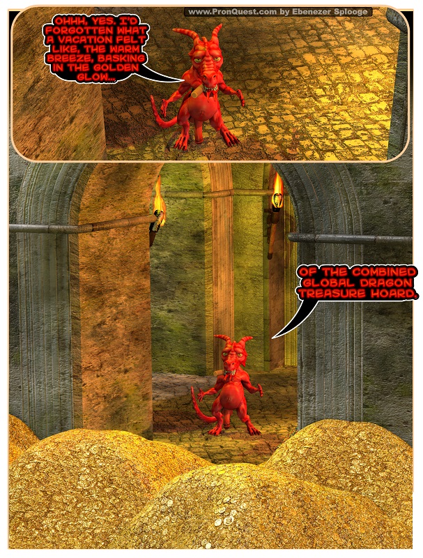 That’s a Huge Hentai Dragon Treasure Hoard.